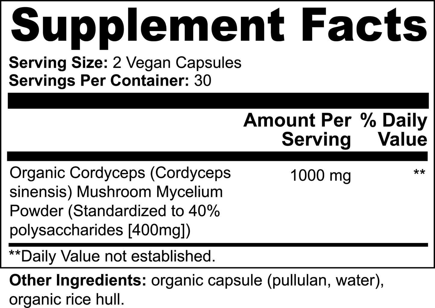 WELLVY Organic Cordyceps Mushroom Capsules – Immune & Energy Support