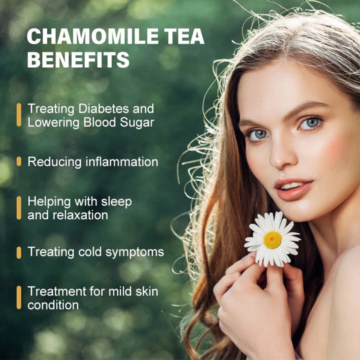 CatFit Natural Chamomile Tea | Stress Relief, Skin Care & Digestive Support | Cough & Breathing Aid