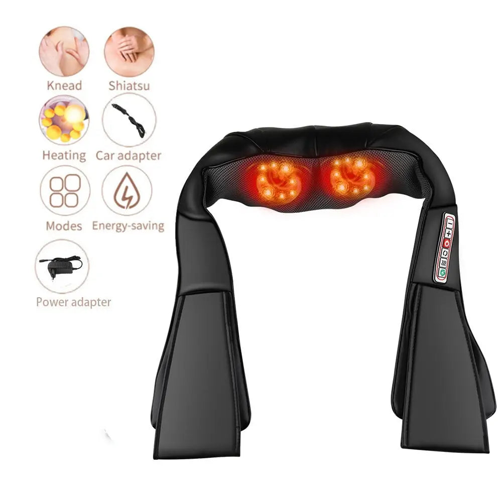 Foreverlily Neck Massager, Dual Heat Settings, For Massage Of Neck,  Shoulders, Waist, Back, Legs, And More