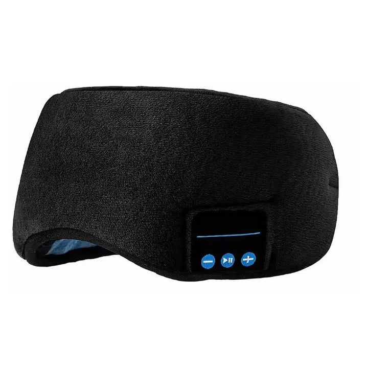 Experience relaxation with the Rondaful 5.0 Wireless 3D Bluetooth Sleep Mask, featuring built-in stereo sound, light-blocking design, and washable fabric.