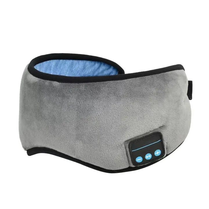 Experience relaxation with the Rondaful 5.0 Wireless 3D Bluetooth Sleep Mask, featuring built-in stereo sound, light-blocking design, and washable fabric.