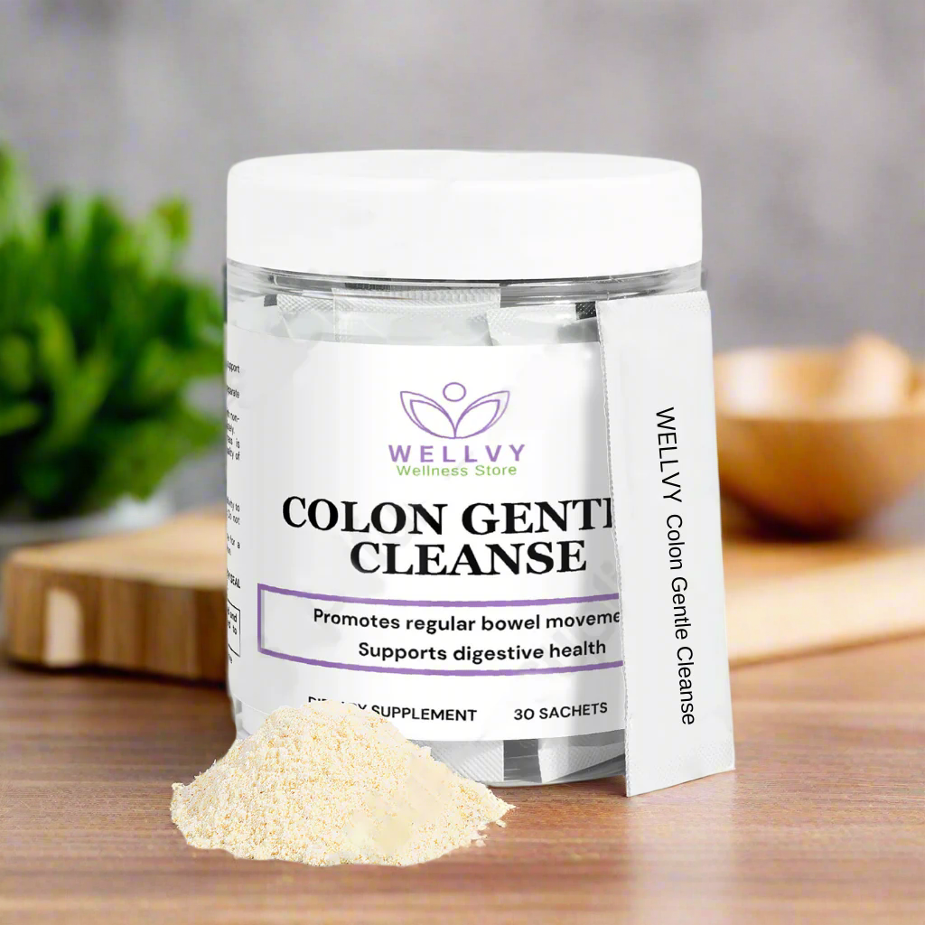 WELLVY Colon Gentle Cleanse – Natural Detox & Digestive Health Support | 30 Sachets - wellvy wellness store