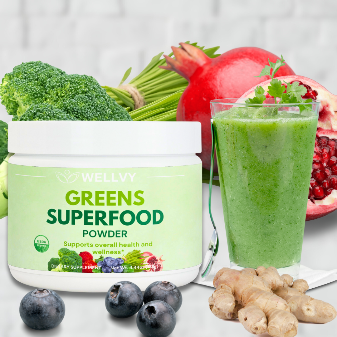 WELLVY Greens Superfood Blend-wellvy wellness store