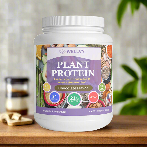 WELLVY Plant Protein Powder-wellvy wellness store