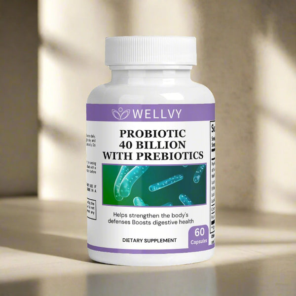 WELLVY Probiotic 40 Billion with Prebiotics-wellvy wellness store