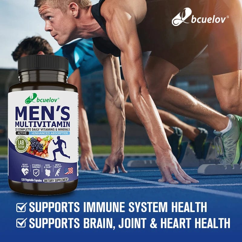 Bcuelov Men's Vitamin and Mineral Supplement - wellvy wellness store