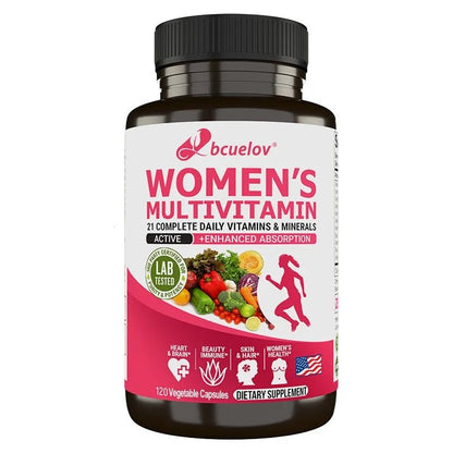 Bcuelov Women's Complete Multivitamin & Mineral Supplement - wellvy wellness store