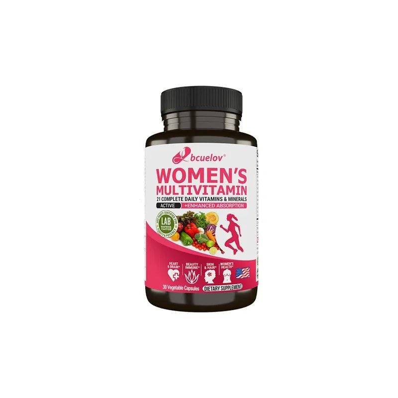 Bcuelov Women's Complete Multivitamin & Mineral Supplement - wellvy wellness store