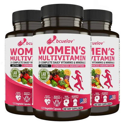 Bcuelov Women's Complete Multivitamin & Mineral Supplement - wellvy wellness store