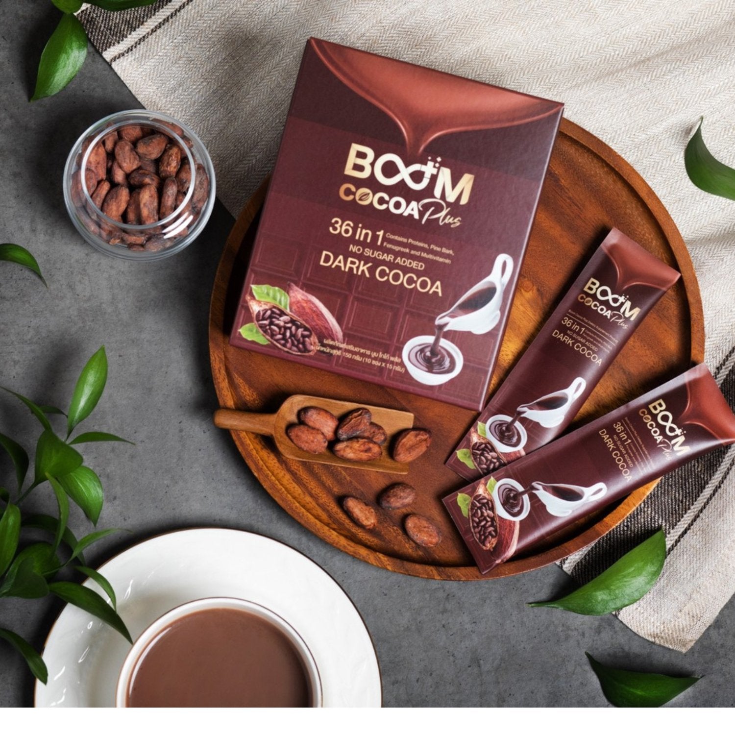 Boom Cocoa Plus: CocoaPro Infusion for Hunger Control, Muscle Build, Blood Sugar Support - wellvy wellness store