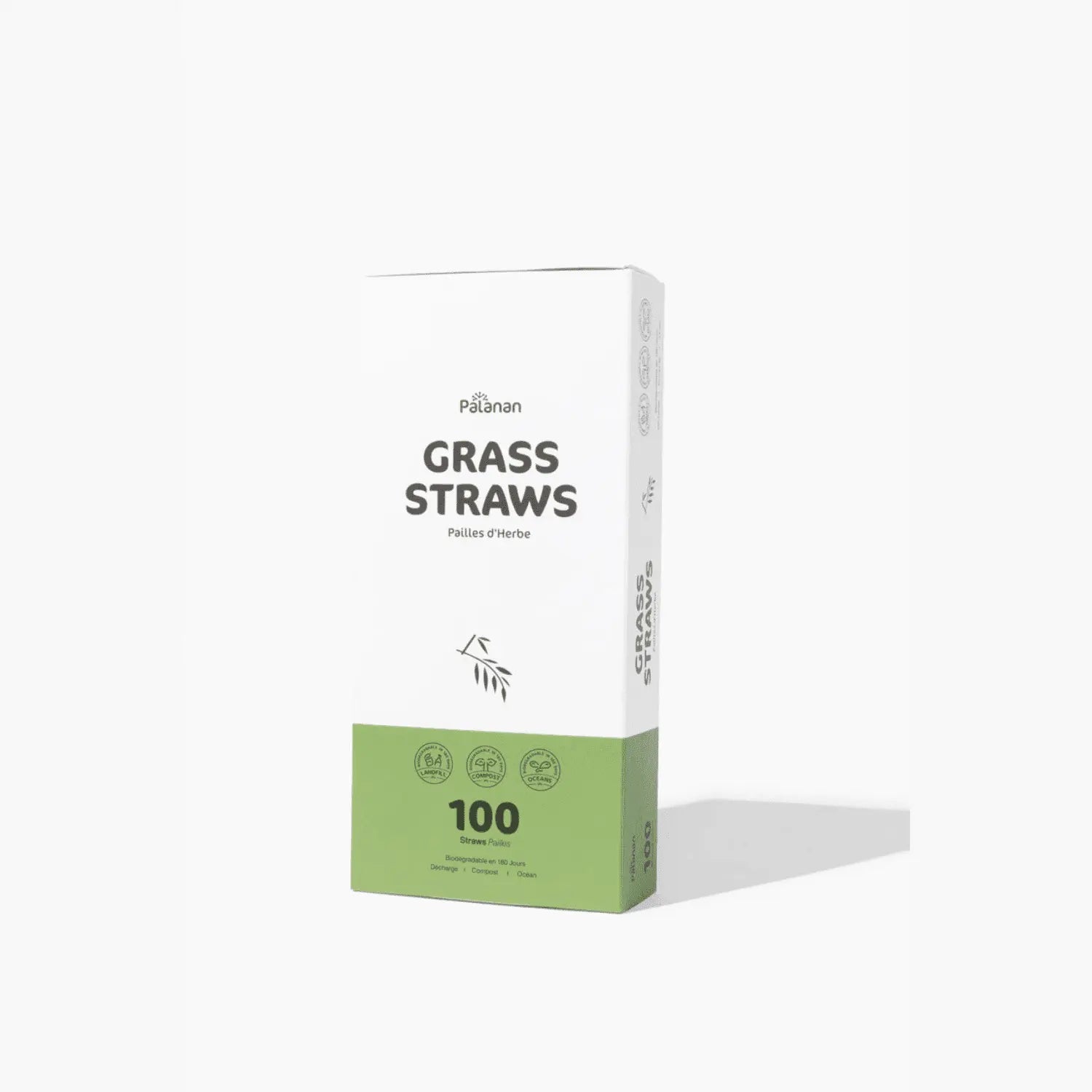 EcoPure 100% Natural Grass Straws - wellvy wellness store