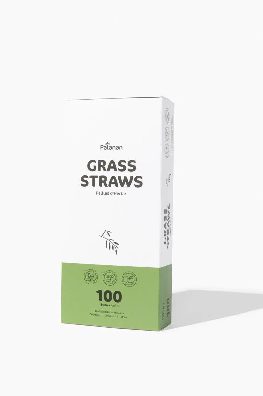 EcoPure 100% Natural Grass Straws - wellvy wellness store