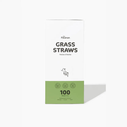 EcoPure 100% Natural Grass Straws - wellvy wellness store