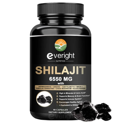 Everight Himalayan Shilajit: Enhanced with Herbs for Overall Vitality - wellvy wellness store