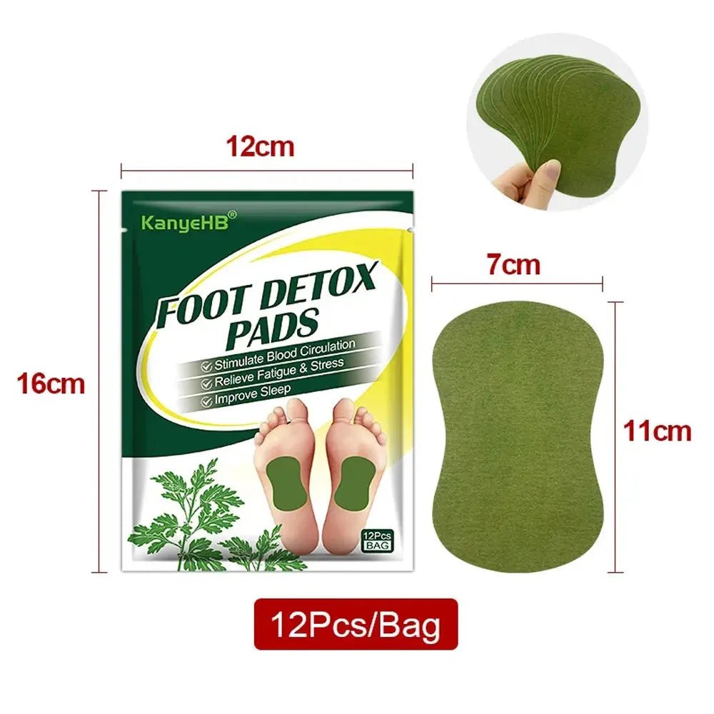 KanyeHB Natural Detox Foot Patch for Cleansing & Rejuvenation - wellvy wellness store