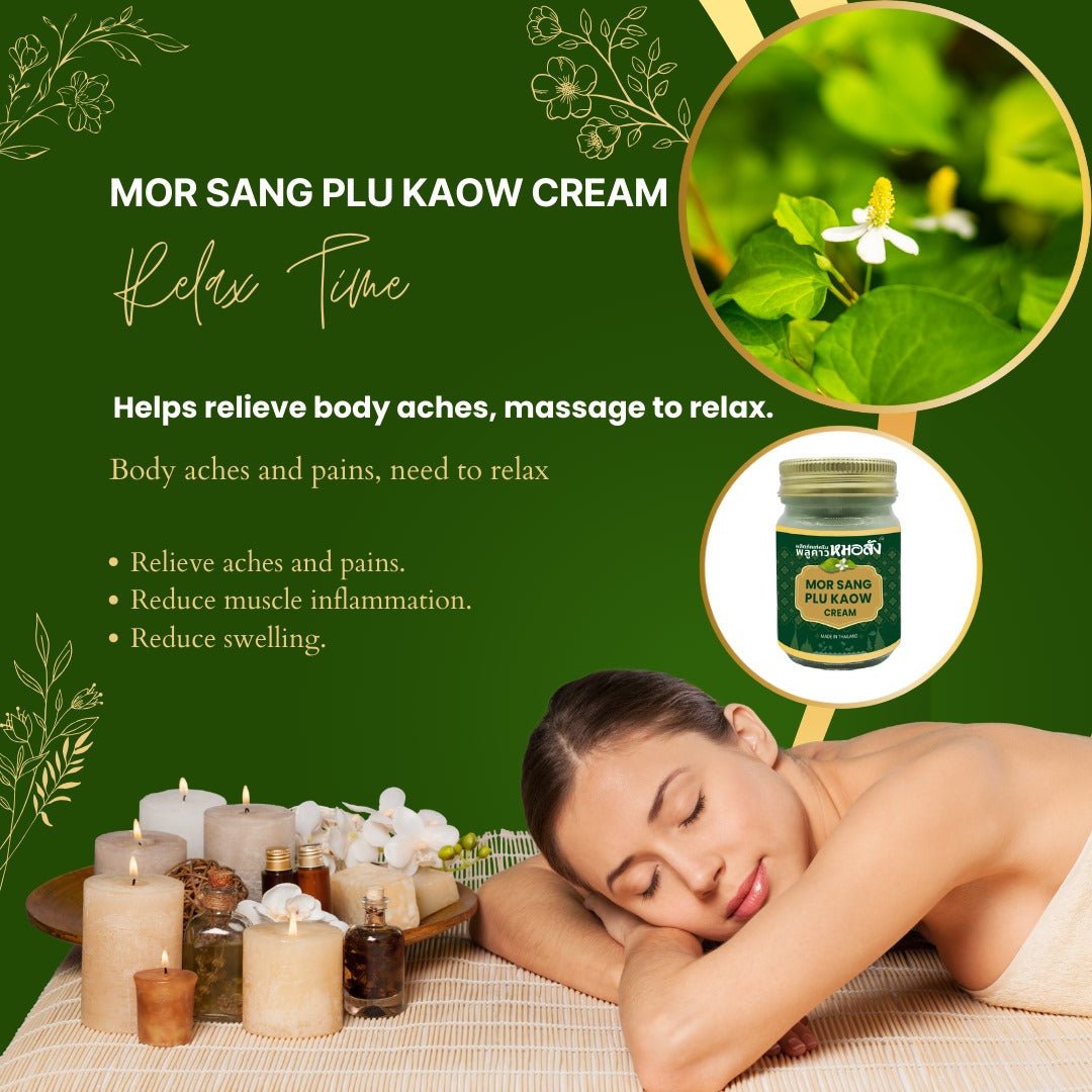 Mor Sang Plukaow Herbal Relief Cream - wellvy wellness store