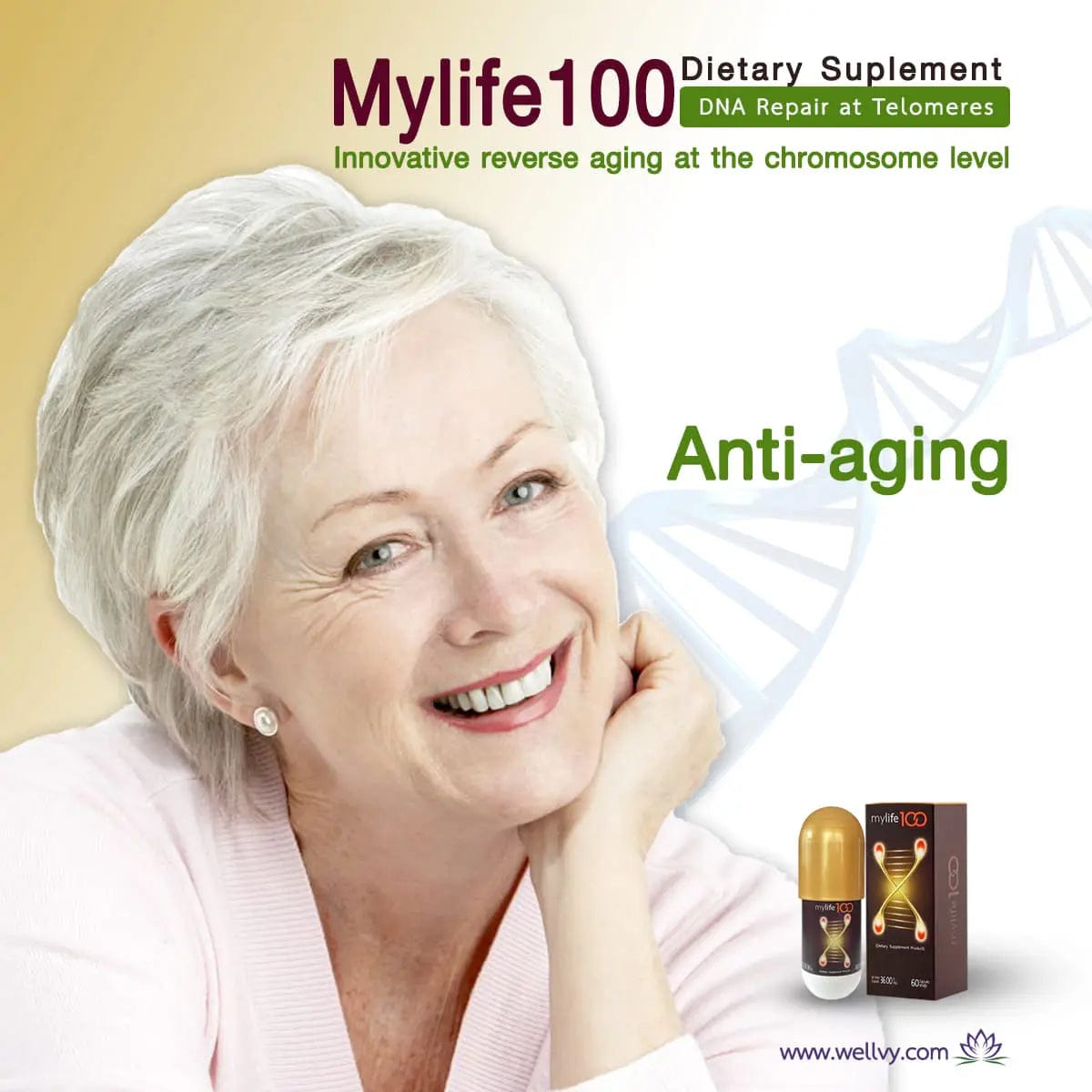 MyLife 100: Advanced Antiaging Dietary Supplement - wellvy wellness store