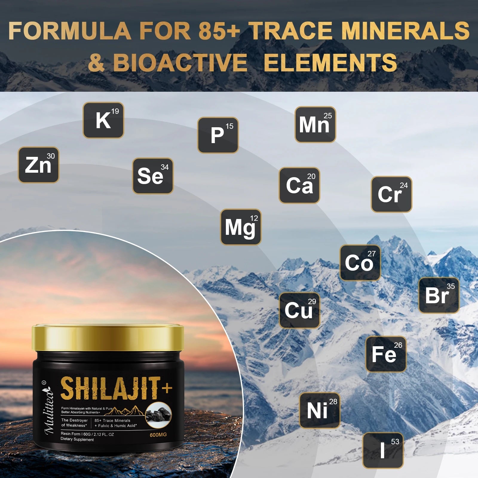 Organic Mineral Boost: Mulittea Shilajit - wellvy wellness store