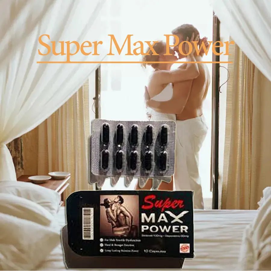 Super Max Power Capsules - Enhance Your Vitality with Powerful Ingredients - wellvy wellness store