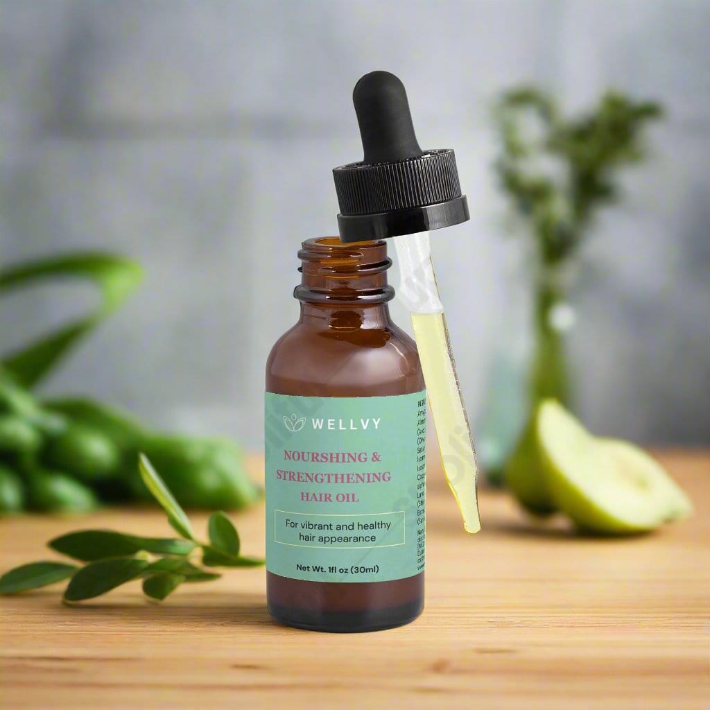 WELLVY Nourishing & Strengthening Hair Oil – Premium Hydration & Revitalization - wellvy wellness store